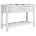 Miniatyrbillede 3 af 8: Højbed 110x45x79 cm polypropylen hvid - Højbed - Højbede - Home & Living
