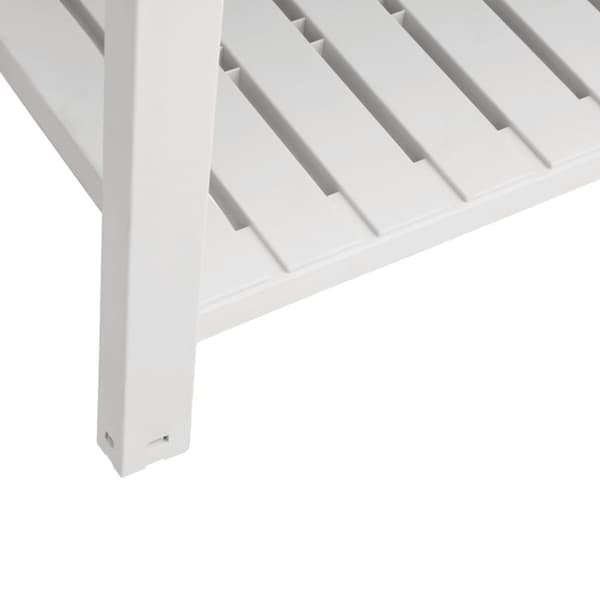 Højbed 110x45x79 cm polypropylen hvid - Højbed - Højbede - Home & Living