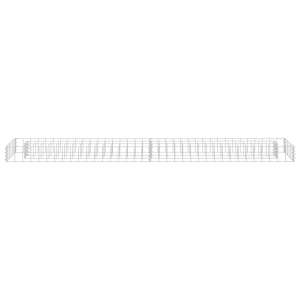 Gabion-højbed 180x30x10 cm galvaniseret stål - Gabion-højbed - Gabion-højbede - Home & Living
