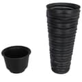Miniatyrbillede 4 af 7: Plantekrukke 18/45 l udtagelig indsats rillet design antracit - Plantekrukke - Plantekrukker - Home & Living