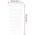 Miniatyrbillede 7 af 7: Plantekrukke 18/45 l udtagelig indsats rillet design antracit - Plantekrukke - Plantekrukker - Home & Living