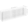 Miniatyrbillede 8 af 8: Gabion-højbed 180x30x60 cm galvaniseret stål - Gabion-højbed - Gabion-højbede - Home & Living