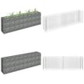 Miniatyrbillede 1 af 8: Gabion-højbed 180x30x60 cm galvaniseret stål - Gabion-højbed - Gabion-højbede - Home & Living
