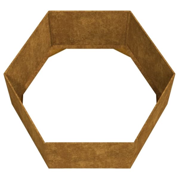 Plantekasse 90x90x45 cm cortenstål rustfarvet - Plantekasse - Plantekasser - Home & Living