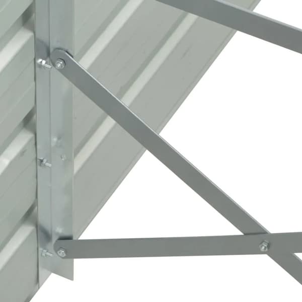 Forhøjet plantekasse 400x80x45 cm galvaniseret stål antracitgrå - Plantekasse - Plantekasser - Home & Living