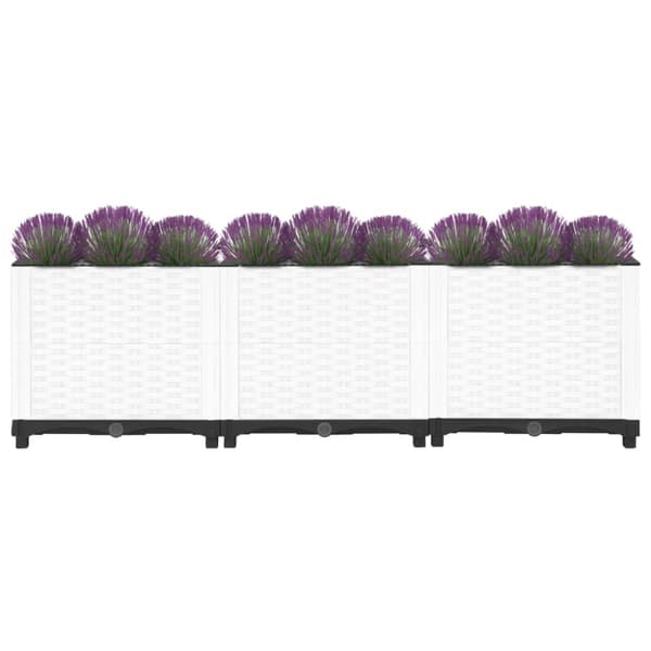 Upphöjd odlingslåda 120x40x38 cm polypropen - Odlingslåda - Blomlåda - Home & Living