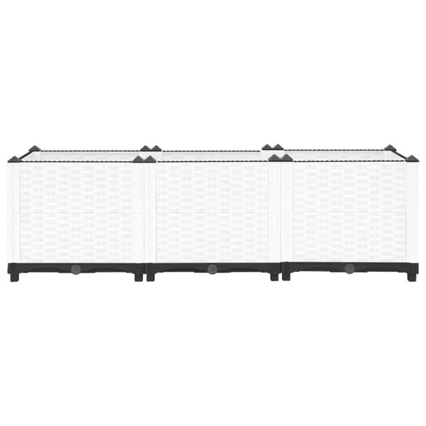 Upphöjd odlingslåda 120x40x38 cm polypropen - Odlingslåda - Blomlåda - Home & Living