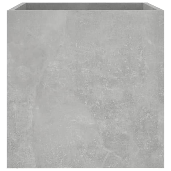 Plantekasse 40x40x40 cm konstrueret træ betongrå - Plantekasse - Plantekasser - Home & Living