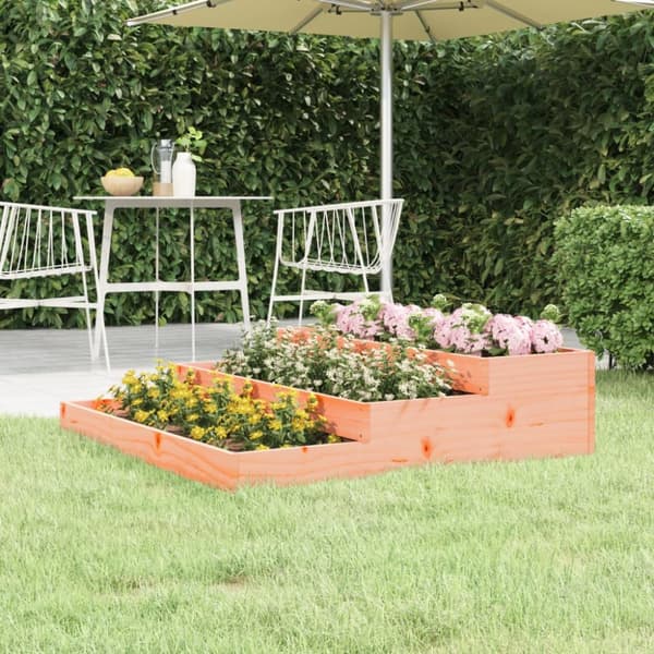 Plantekasse 107x107x27 cm massivt douglasgran - Plantekasse - Plantekasser - Home & Living