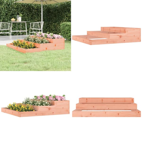 Plantekasse 107x107x27 cm massivt douglasgran - Plantekasse - Plantekasser - Home & Living