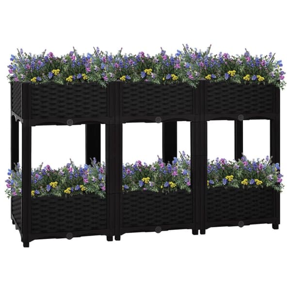 Højbed 120x40x71 cm polypropylen - Højbed - Højbede - Home & Living