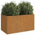 Pikkukuva 4 / 11: Kukkalaatikko 62x30x29 cm Corten teräs - Kukkaruukku - Kukkalaatikko - Home & Living
