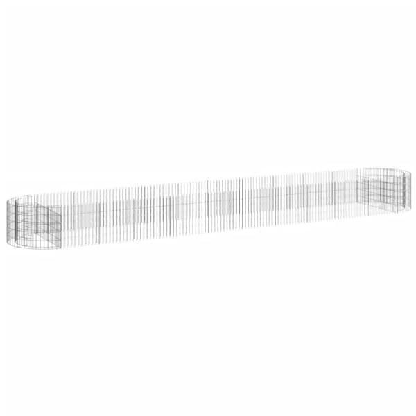 Planteringsgabion galvaniserat järn 600x100x50 cm - Gabion - Gabioner - Home & Living