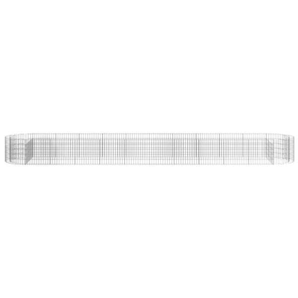 Planteringsgabion galvaniserat järn 600x100x50 cm - Gabion - Gabioner - Home & Living