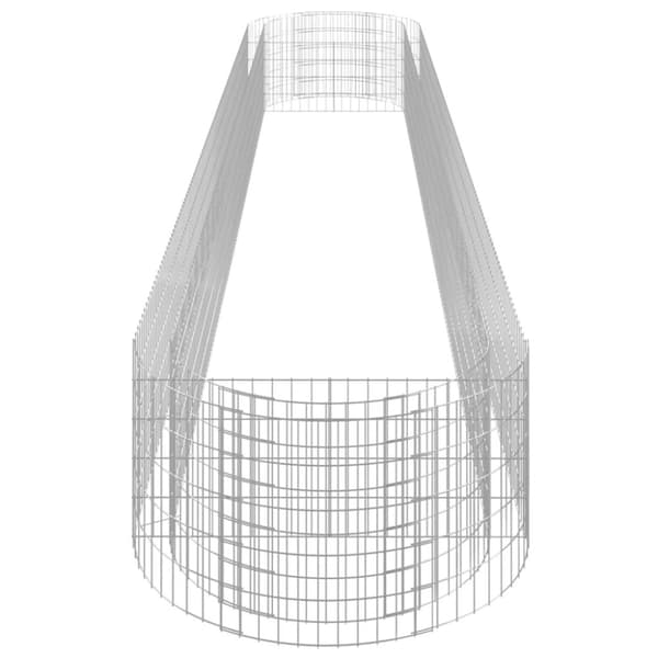 Planteringsgabion galvaniserat järn 600x100x50 cm - Gabion - Gabioner - Home & Living