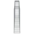 Miniatyrbillede 5 af 6: Buet gabionkurv 400x30x120/140 cm galvaniseret jern - Gabion-kurv - Gabion-kurve - Home & Living