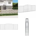 Miniatyrbillede 1 af 6: Buet gabionkurv 400x30x120/140 cm galvaniseret jern - Gabion-kurv - Gabion-kurve - Home & Living