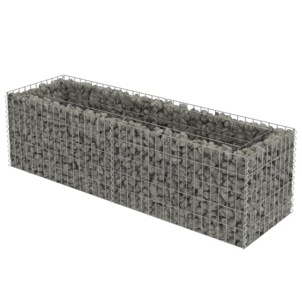 Gabion-højbed 180x50x50 cm galvaniseret stål - Gabion-højbed - Gabion-højbede - Home & Living