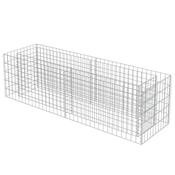 Gabion-højbed 180x50x50 cm galvaniseret stål - Gabion-højbed - Gabion-højbede - Home & Living