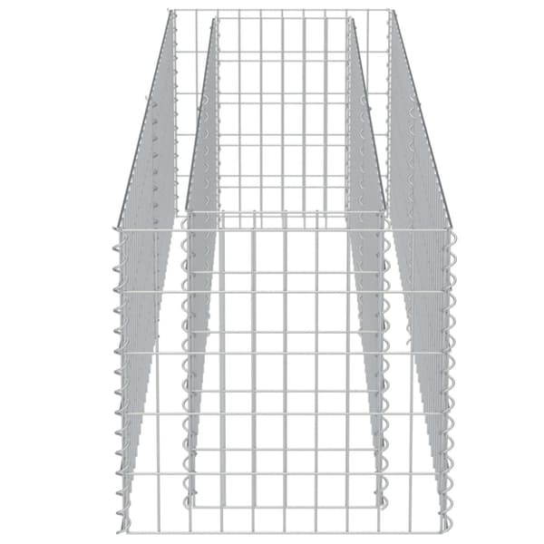 Gabion-højbed 180x50x50 cm galvaniseret stål - Gabion-højbed - Gabion-højbede - Home & Living