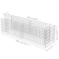 Miniatyrbillede 9 af 9: Gabion-højbed 180x50x50 cm galvaniseret stål - Gabion-højbed - Gabion-højbede - Home & Living