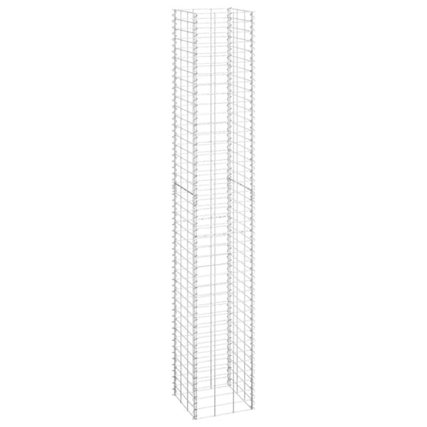 Gabion-højbede 3 stk. 30x30x200 cm jern - Gabion - Gabioner - Home & Living