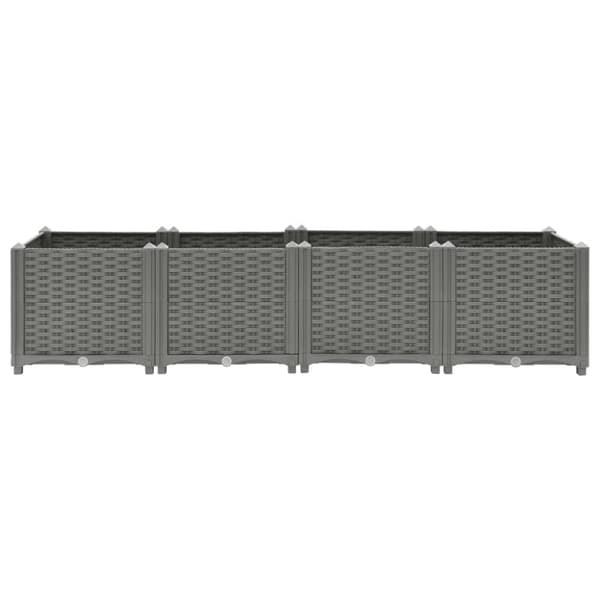 Højbed 160x40x38 cm polypropylen - Plantekasse - Plantekasser - Home & Living