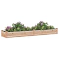 Miniatyrbillede 4 af 9: Plantekasse med foring 240x45x25 cm massivt fyrretræ - Højbed - Højbede - Home & Living