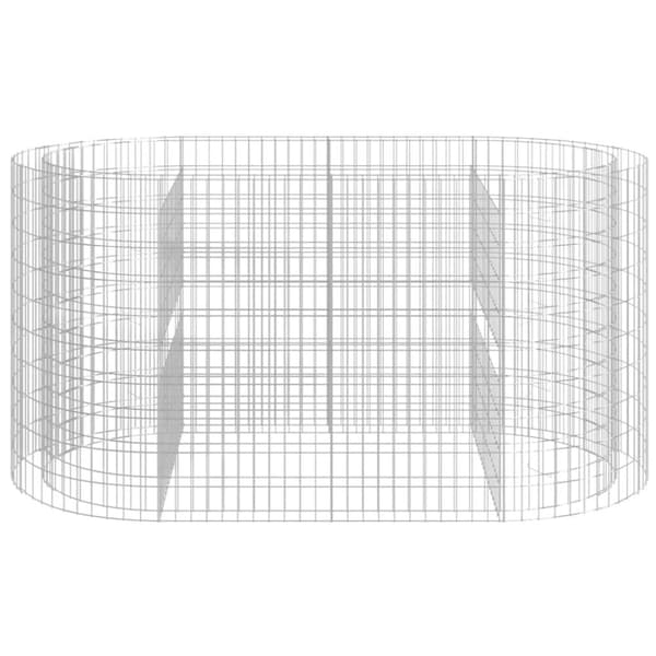 Planteringsgabion galvaniserat järn 200x100x100 cm - Gabion - Gabioner - Home & Living