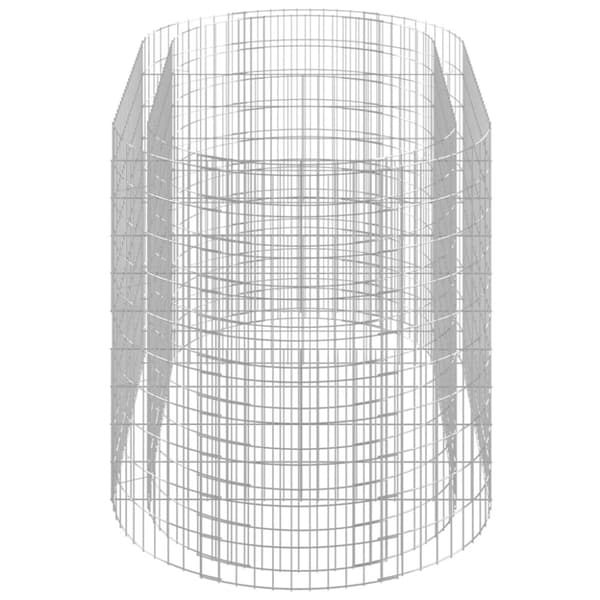 Planteringsgabion galvaniserat järn 200x100x100 cm - Gabion - Gabioner - Home & Living