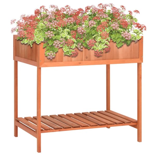 Odlingslåda för örter 80x60x80 cm massivt granträ - Örtlåda - Örtlåda - Home & Living