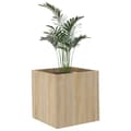 Miniatyrbillede 5 af 8: Plantekasse 40x40x40 cm konstrueret træ sonoma-eg - Plantekasse - Plantekasser - Home & Living