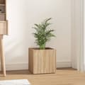 Miniatyrbillede 2 af 8: Plantekasse 40x40x40 cm konstrueret træ sonoma-eg - Plantekasse - Plantekasser - Home & Living