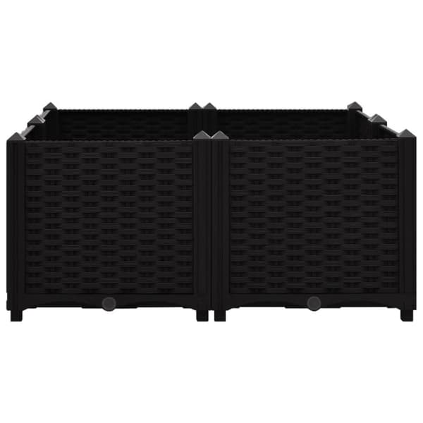 Upphöjd odlingslåda 80x80x38 cm polypropen - Odlingslåda - Odlingslådor - Home & Living
