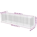 Miniatyrbild 9 av 9: Planteringsgabion upphöjd galvaniserat stål 450x90x100 cm - Gabion - Gabioner - Home & Living