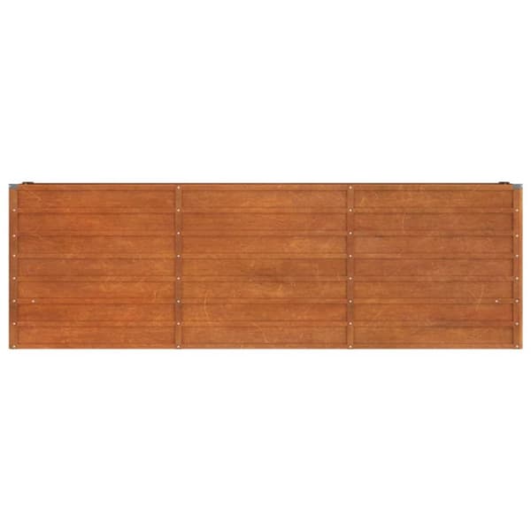 Højbed 240x40x77 cm cortenstål rustfarvet - Højbed - Højbede - Home & Living