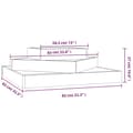 Miniatyrbillede 7 af 7: Plantekasse 83x83x27 cm massivt douglasgran - Plantekasse - Plantekasser - Home & Living