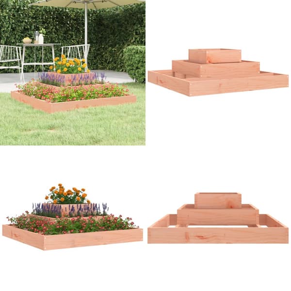 Plantekasse 80x80x27 cm massivt douglasgran - Plantekasse - Plantekasser - Home & Living