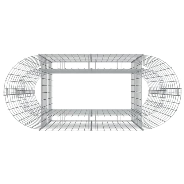 Planteringsgabion galvaniserat järn 120x50x100 cm - Gabion - Gabioner - Home & Living