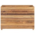 Pikkukuva 4 / 11: Korotettu kukkalaatikko 100x40x72 cm kierrätetty tiikki/teräs - Korotettu Kukkalaatikko - Korotetut Kukkalaatikot - Home & Living