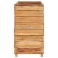 Pikkukuva 5 / 11: Korotettu kukkalaatikko 100x40x72 cm kierrätetty tiikki/teräs - Korotettu Kukkalaatikko - Korotetut Kukkalaatikot - Home & Living
