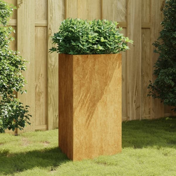 Puutarhakukkalaatikko 50x43x75 cm Corten teräs - Puutarhakukkalaatikko - Puutarhakukkalaatikot - Home & Living