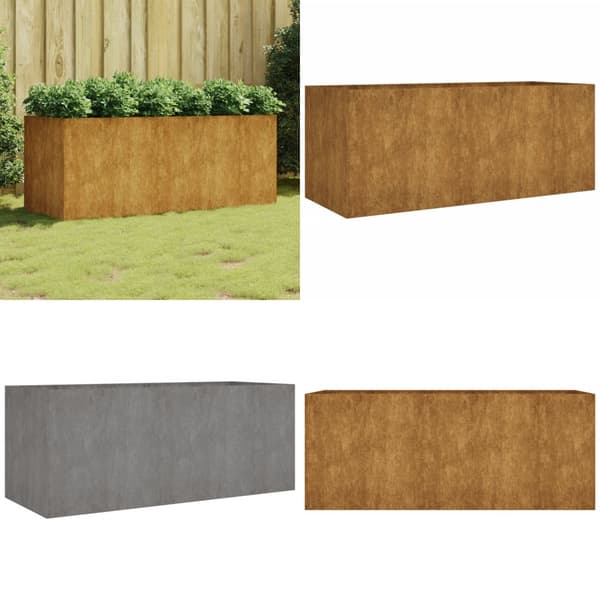 Højbed 200x80x80 cm cortenstål - Højbed - Højbede - Home & Living