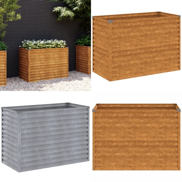 Højbed 100x50x69 cm cortenstål - Højbed - Højbede - Home & Living