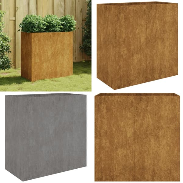 Plantekrukke 80x40x80 cm cortenstål - Plantekasse - Plantekasser - Home & Living