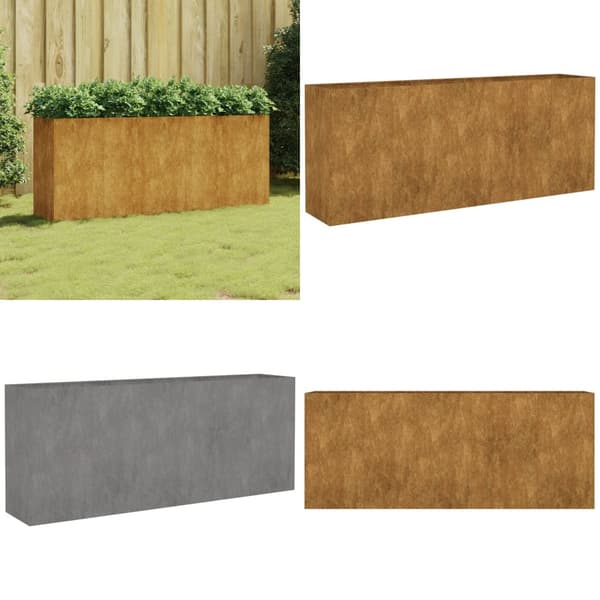 Højbed 200x40x80 cm cortenstål - Højbed - Højbede - Home & Living