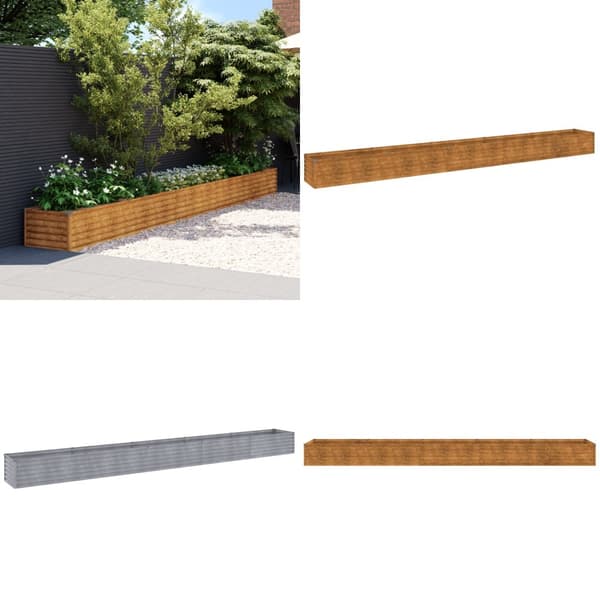 Højbed 482x50x36 cm cortenstål - Højbed - Højbede - Home & Living