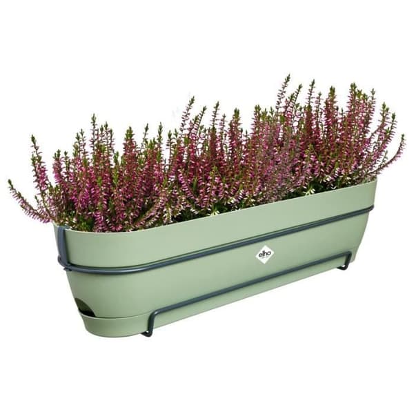 Elho Vibia Campana Balkong Allin1 70 - Grön - L 70 x B 26 x H 17 cm - Balkong - 100% återvunnen