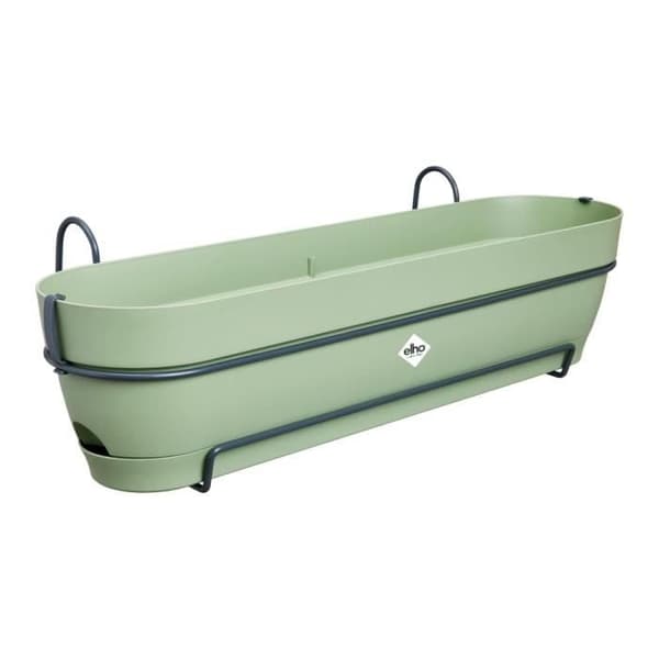 Elho Vibia Campana Balkong Allin1 70 - Grön - L 70 x B 26 x H 17 cm - Balkong - 100% återvunnen