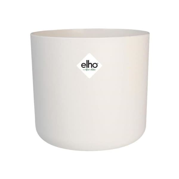 ELHO B.for Soft Rund blomkruka 35 - Vit - Ø 35 x H 32 cm - inredning - 100% återvunnen